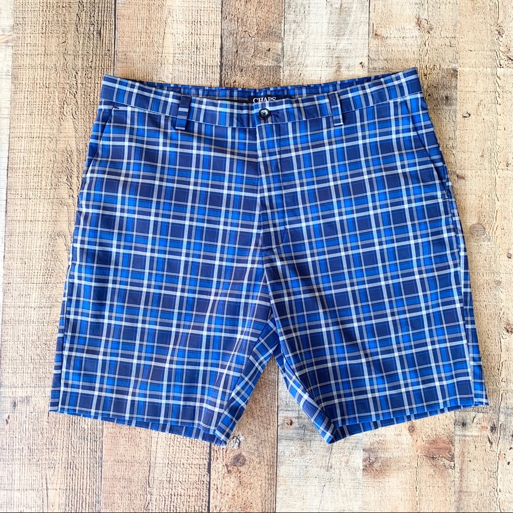 Chaps | Blue Golf Striped Shorts